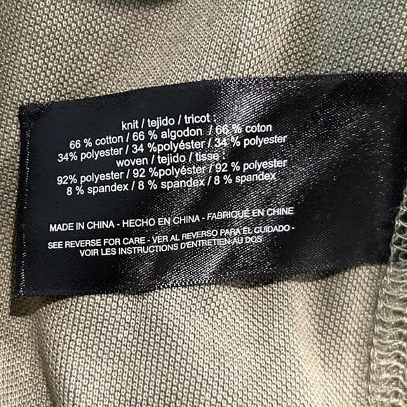 Bass Outdoor Men's Hiker Polo Deep Lichen Green Size XXL 2XL Zipper Zip New B98 - Picture 9 of 9